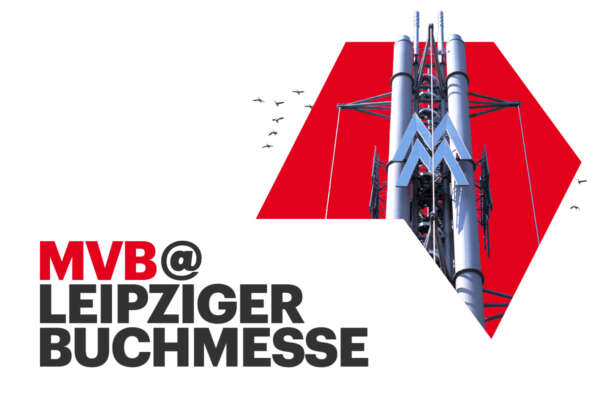 MVB@Leipziger Buchmesse mit Bild vom Messeturm