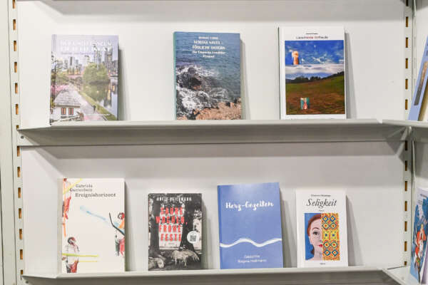 Regalwand Erzaehlungen Romane Lyrik 2