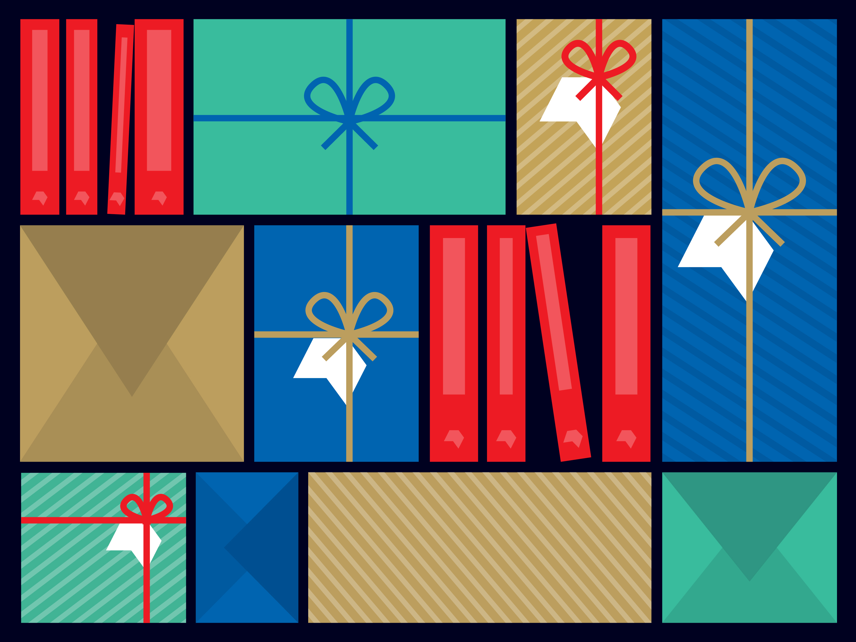 Eine Collage mit Büchern