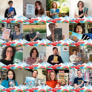 Collage aller Teilnehmer der Inidiebookchallenge.