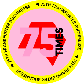 Werbegrafik für die 75. Frankfurter Buchmesse 2023.