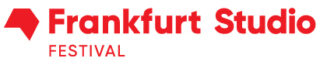 Logo des Frankfurter Studio Festival in roter Schrift vor weißem Hintergrund.