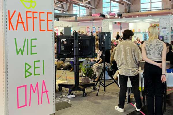 Der Stand unsere Kollegen vom Mediencampus.