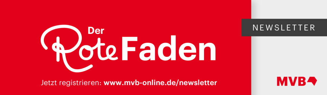 Grafik für den Newsletter "Roter Faden".