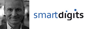 Foto Harald Henzler und Firmenlogo smartdigits
