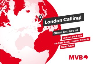 MVB Werbegrafik für die London Book Fair 2023.