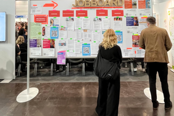 Das Job-Board auf der Buchmesse
