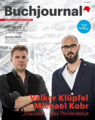 Cover Buchjournal mit Volker Klüpfel und Michael Kobr