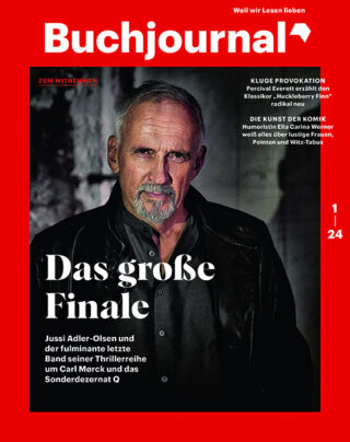 Cover Buchjournal mit Autor Jussi Adler-Olsen