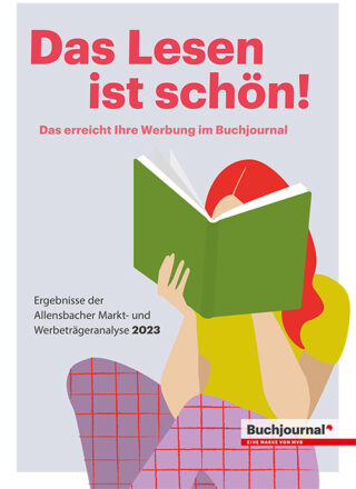 Grafik Folder Buchjournal Allensbacher Markt- und Werbeträgeranalyse