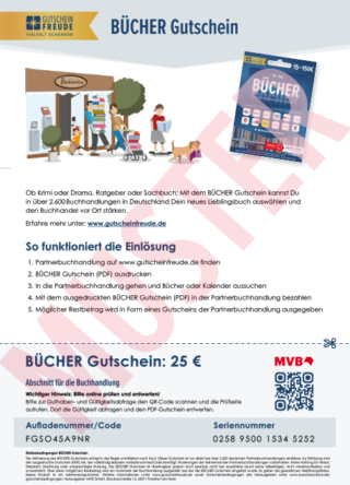 Muster BÜCHER Gutschein PDF