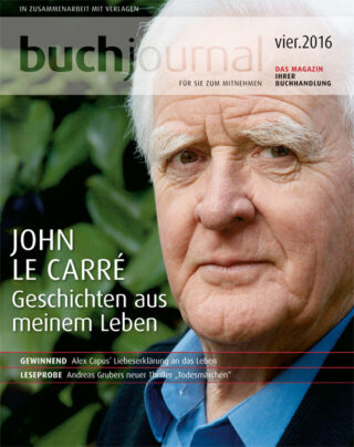 Cover Buchjournal mit John Le Carré