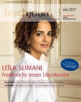 Cover Buchjournal mit Autorin Leïla Slimani