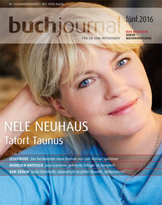 Cover Buchjournal mit Autorin Nele Neuhaus