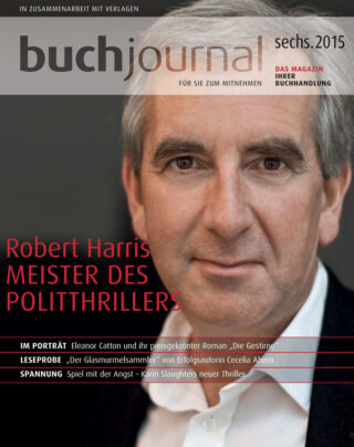 Cover Buchjournal mit Autor Robert Harris